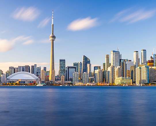 Toronto skyline representing Canadian immigration pathways